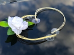 Украшения из ротанга и белых роз