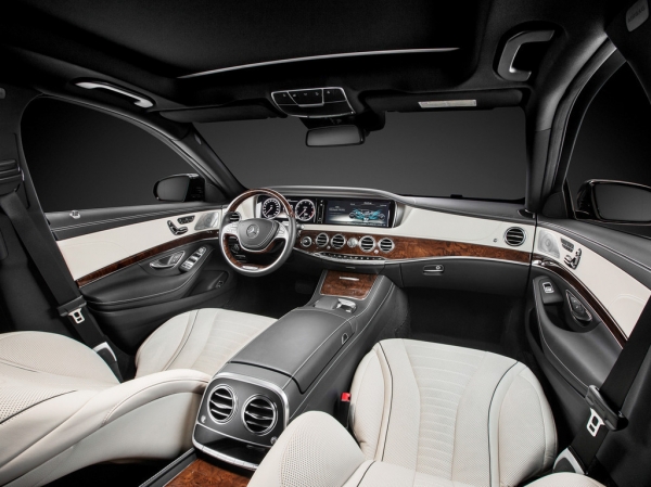 Mercedes S-klasse W222 White